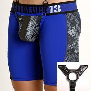 CBS097 CellBlock 13 Cyber X-Treme C-Ring Short Blue